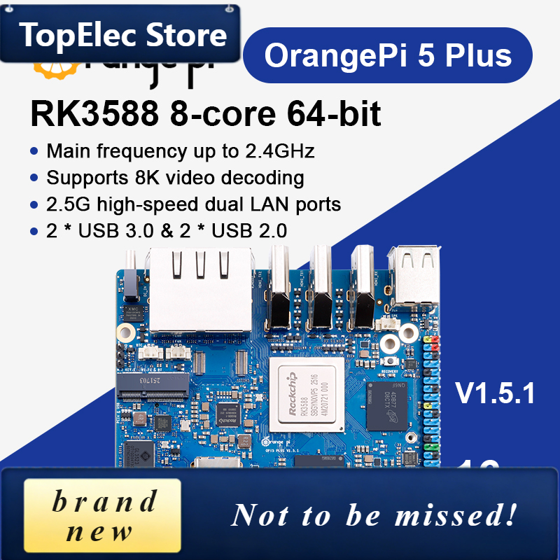 TopElec Orange Pi 5 Plus 16GB  - Orange Pi 5 Plus 16Gb recensione e prezzo
